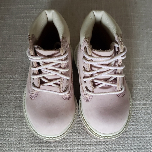 Toddler Baby Timberlands Pink US size 4 - Picture 3 of 8